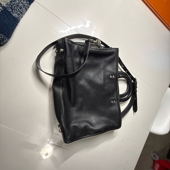 Coach Handbags - Black Leather Computer Tote Shoulder Bag